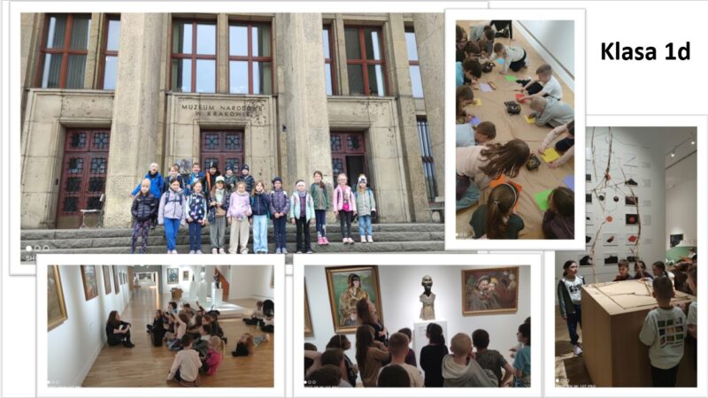 Klasa 1d na warsztatach w Muzeum Narodowym – „Co czuję? Emocje w życiu i w sztuce”
